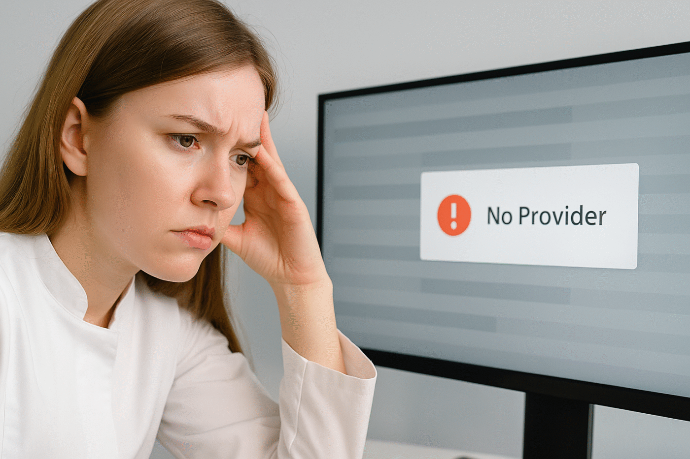 Clinic payout accuracy – No Provider example Clinic payout accuracy report showing No Provider entry in associate payout reconciliation dashboard