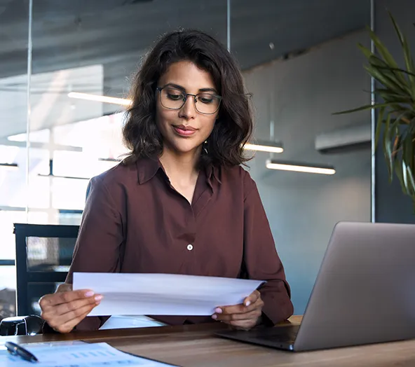 Matching Software Reports to Bank Statements | Dental Bookkeeping Accuracy | Stellar Accounts Corp Accountant comparing software reports to bank statements to verify deposits and collections for a dental clinic.